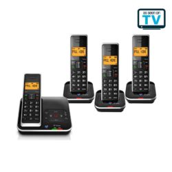 BT Xenon 1500 Cordless Telephones with Answering Machine – Quad